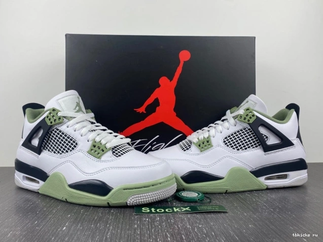 Rep TB Jordan WMNS AQ9129-103 Seafoam Air 4 0811